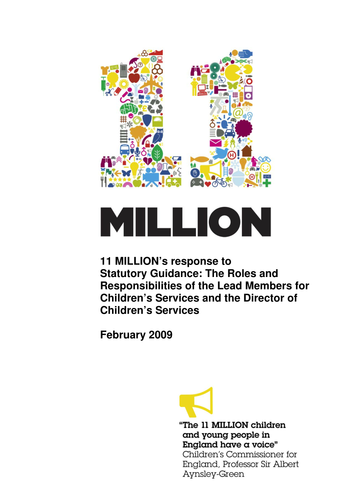 11 Million Response to Statutory Guidance