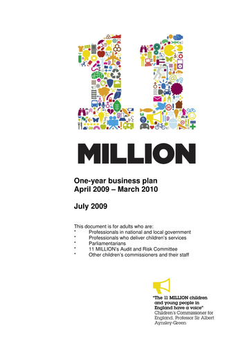 11 Million Business Plan 2009-10