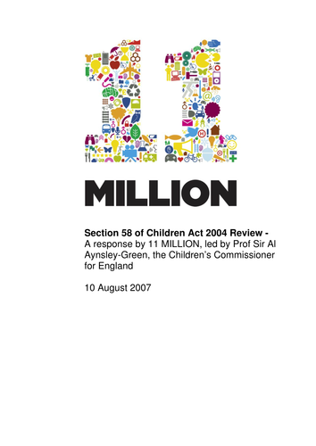 11 Million Response to Children Act S58 Review