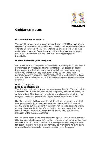 External Complaints Procedure