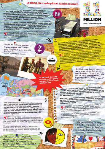 Young Asylum Seekers - Poster