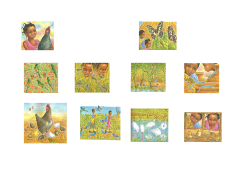 Handa's Hen - Sequencing pictures