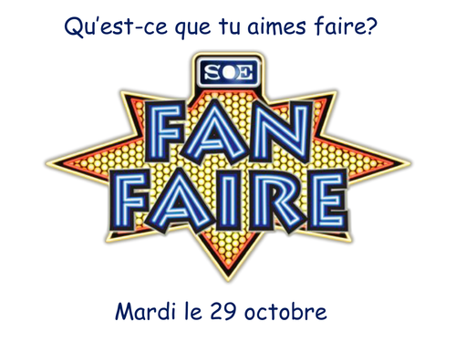 Qu'est-ce que tu aimes faire?