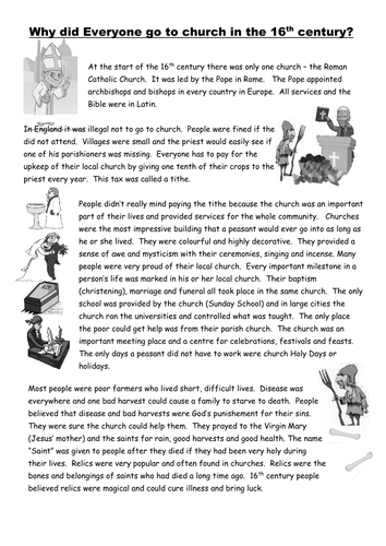 Why was Everyone Religious in the C16th