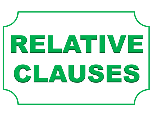 Relative Clauses Display