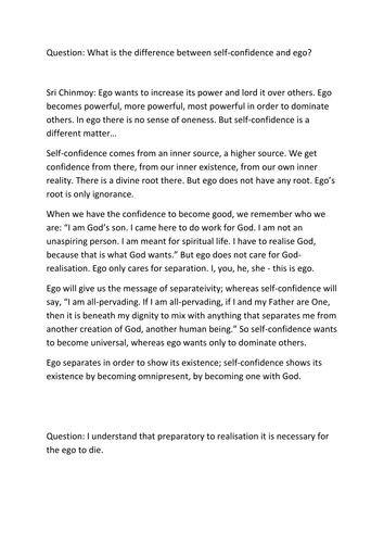 ego / nafs - what this is and how to transform it.