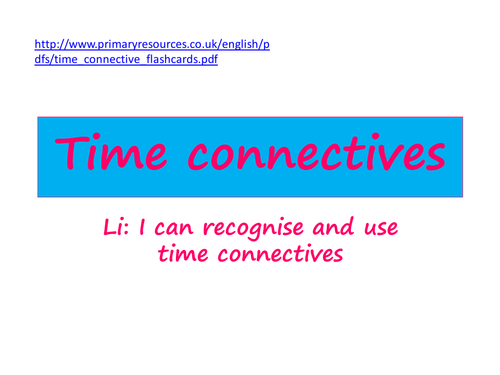 Time connectives