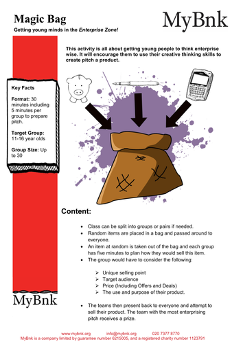 The Magic Bag Enterprise Activity