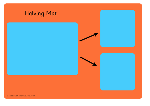 Halving Mat or Sharing Mat Groups of 2