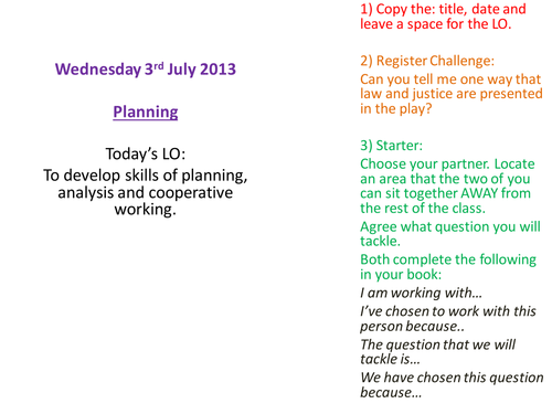 Dennis Kelly's DNA KS3 Literature Scheme 18-31