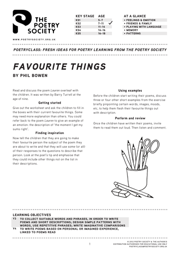 Favourite Things by Phil Bowen