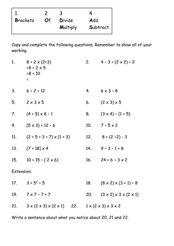 for kindergarten free division worksheets Order Teaching ShelleySmith27 Resources of  Operations by