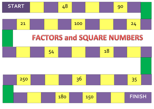 factors-and-square-numbers-board-game-teaching-resources