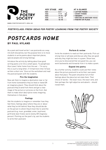 Postcards Home by Paul Hyland