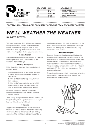 We'll Weather the Weather by Dave Reeves