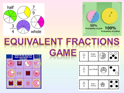 Equivalent Fractions Game | Teaching Resources