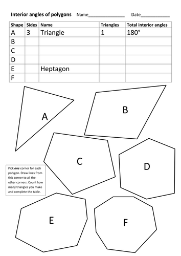 Interior And Exterior Angles