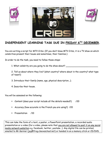 Ma maison - my house