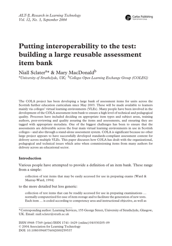 Putting interoperability to the test