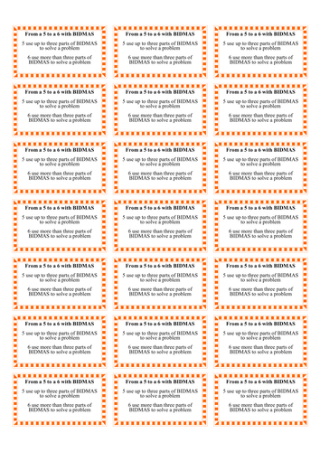 bidmas level 5 by uk teaching resources tes