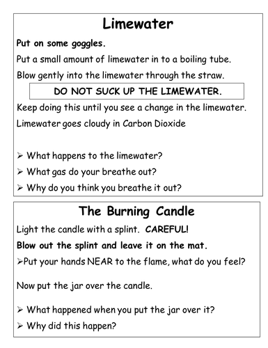 Respiration | Teaching Resources