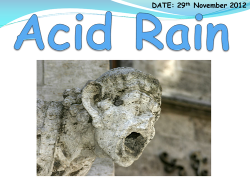 acid precipitation weathering