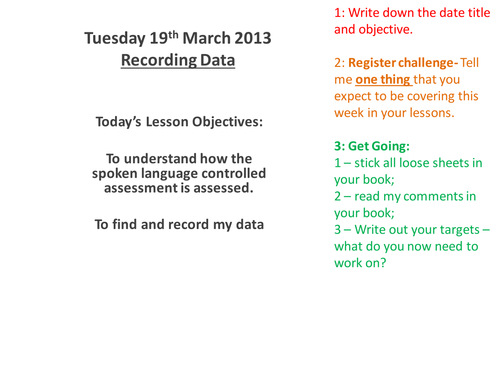 Spoken Language Study - School Talk Scheme