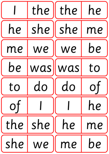 Jolly Phonics Dominoes