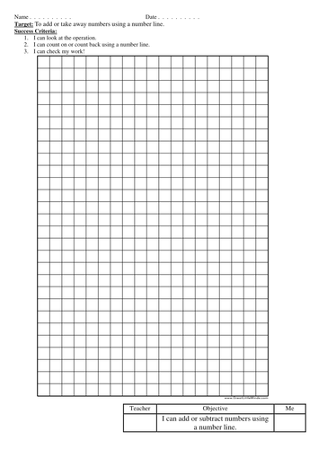 number-line-addition-teaching-resources