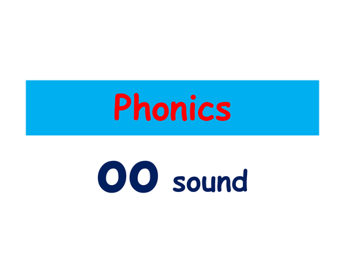 Phonics oo