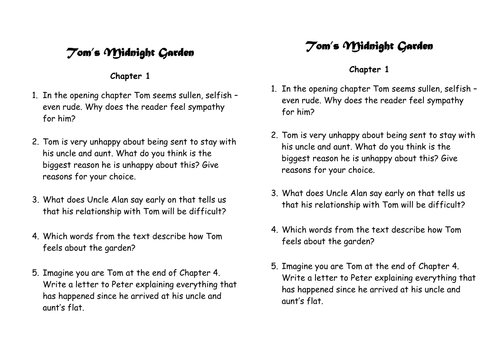 Guided Reading comprehension questions