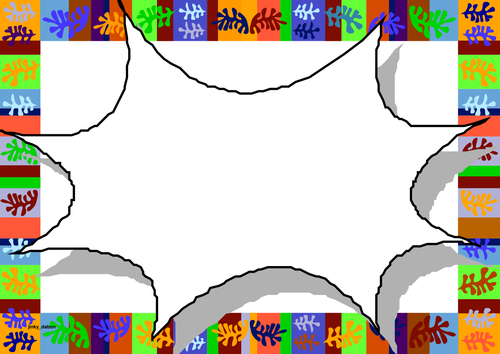 Coral Reef and ABC's themed Printer Paper