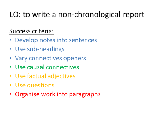 Non-chronological Report  Writing about  Inventors