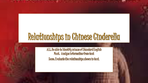 Chinese Cinderella, L8, Tracing Relationships