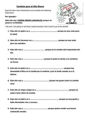 Cambios para el año nuevo