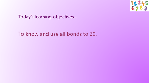 Number Bonds to 20