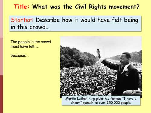 Key events of the Civil Rights movement