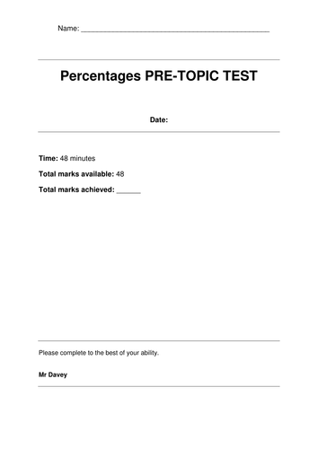 Percentages Interest And Depreciation Past Exam Q Teaching Resources