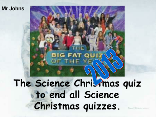Big Fat Quiz of the Year 2013