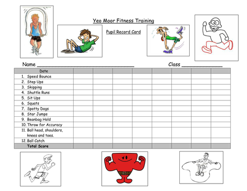 Ks2 Circuit Training Plans Teaching Resources