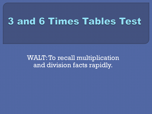 Timed mixed tables tests, Set 1b