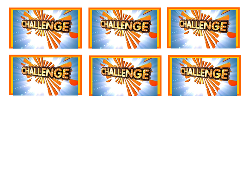 Challenge Cards