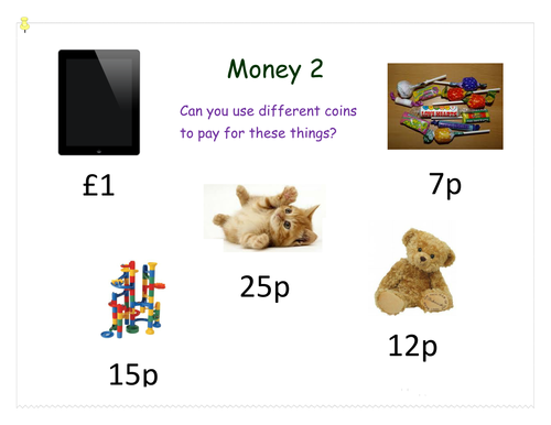 Differentiated Money Worksheets