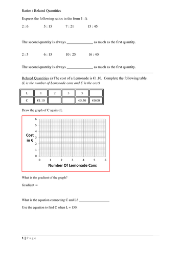 Direct / Inverse Proportion