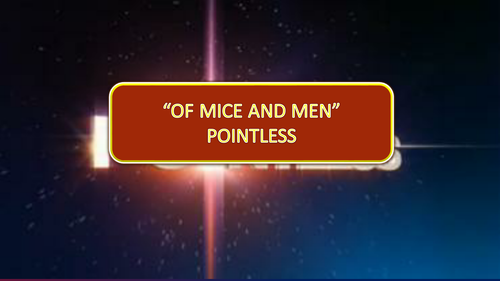Of Mice and Men Pointless Game