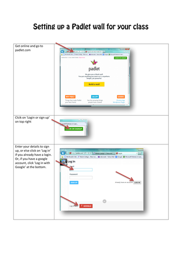 How to set up a 'Padlet' for your class feedback