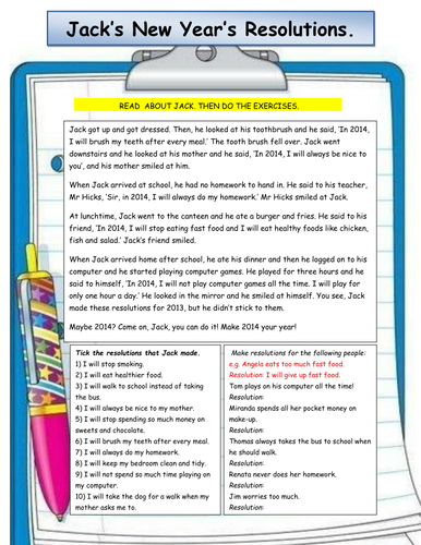 Jack's New Year's Resolutions