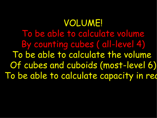 Maths revision presentations