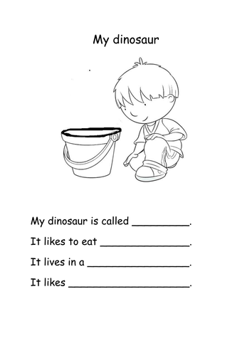harry and the bucketful of dinosaurs eyfs activities