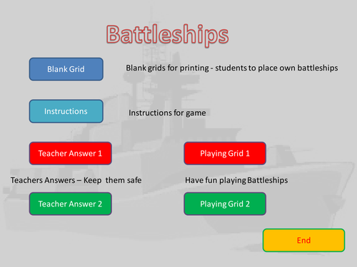 Battleships - coordinates